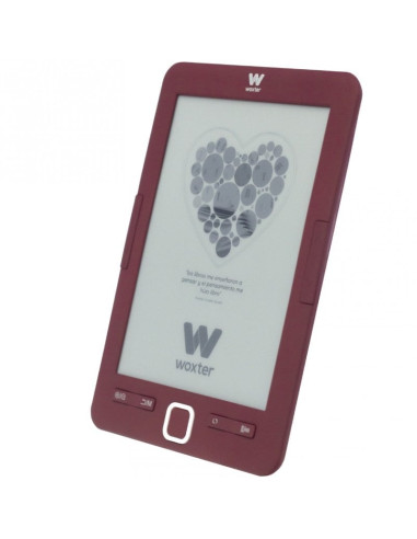 Libro Electrónico Ebook Woxter Scriba 195/ 6"/ Tinta Electrónica/ Rojo