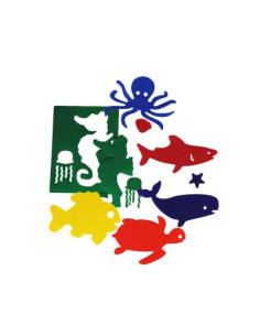 Plantilla animales del mar