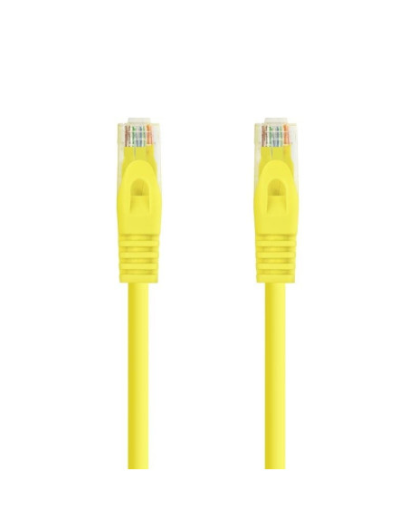Cable de Red RJ45 UTP Nanocable 10.20.1800-L25-Y Cat.6A/ LSZH/ 25cm/ Amarillo