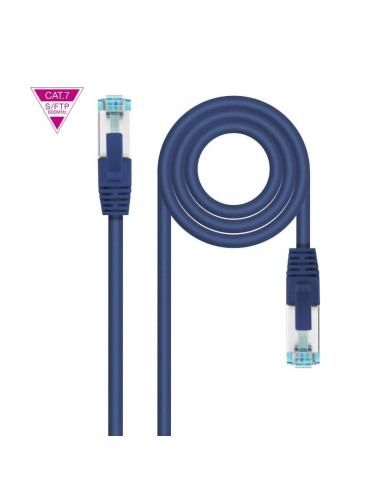 Cable de Red RJ45 SFTP Nanocable 10.20.1701-BL Cat.7/ 1m/ Azul