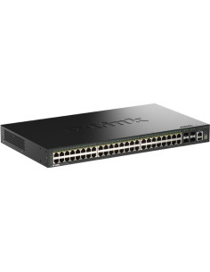Switch Gestionable D-Link DGS-1530-52P/E 48 Puertos/ RJ-45 10/100/1000/ SFP/ PoE