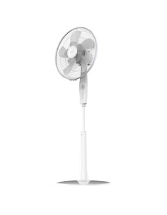 Cecotec EnergySilence 1010 Extreme Flow Ventilador de Pie con 10 Aspas - 60W - Motor de Cobre - Diametro de 40cm - Temporizador