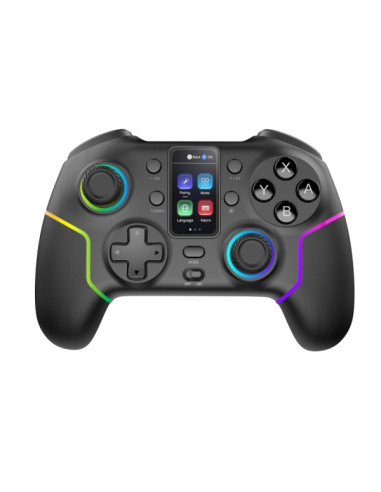 Mars Gaming MGP-V3 Controlador Inalambrico - Bluetooth - Autonomia hasta 9h - Jack 3.5mm - Luz RGB - 1000mAh - Cable USB-C de 1m