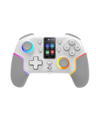 Mars Gaming MGP-V3 Controlador Inalambrico - Bluetooth - Autonomia hasta 9h - Jack 3.5mm - Luz RGB - 1000mAh - Cable USB-C de 1m