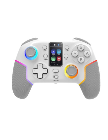 Mars Gaming MGP-V3 Controlador Inalambrico - Bluetooth - Autonomia hasta 9h - Jack 3.5mm - Luz RGB - 1000mAh - Cable USB-C de 1m