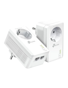 TP-Link TL-PA7027P KIT Pack de 2 Adaptadores Powerline - Velocidad hasta 1Gbps - Cobertura hasta 300m - Toma de Corriente Integr