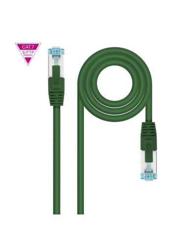 Cable de Red RJ45 SFTP Nanocable 10.20.1702-GR Cat.7/ 2m/ Verde