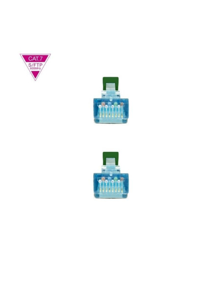 Cable de Red RJ45 SFTP Nanocable 10.20.1702-GR Cat.7/ 2m/ Verde