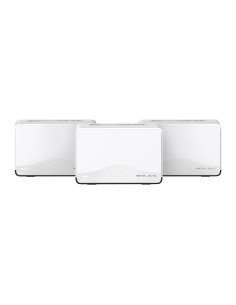 Mercusys Halo H27BE Pack de 3 Sistema Mesh Wi Fi 7 BE3600 - Cobertura Hasta 650m2 - Velocidad hasta 3600 Mbps - Color Blanco