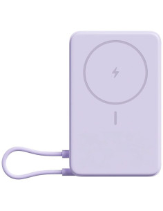 Powerbank 10000mAh Xiaomi Magnetic Power Bank 10000/ Wireless/ Púrpura