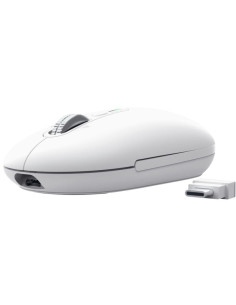 Ratón Inalámbrico Trust Seron 26019/ Batería recargable/ Hasta 3200 DPI/ Blanco