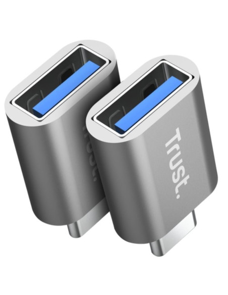 Adaptador USB 3.0 Trust Calyx 26221/ USB Tipo-C Macho - USB Hembra