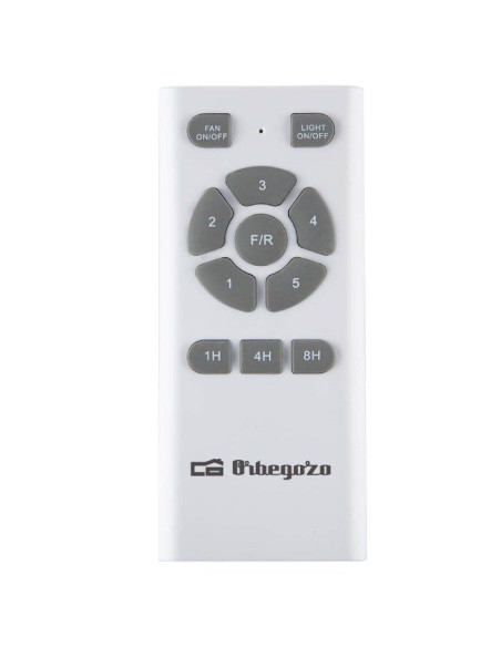 Ventilador de Techo Orbegozo CP 100138/ 50W/ 6 Aspas 138cm/ 5 velocidades