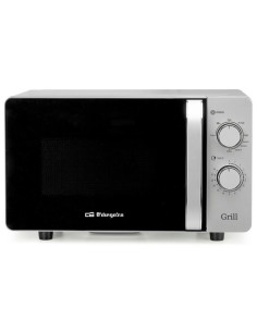 Microondas Orbegozo MIG 2072 CE/ 700W/ Capacidad 20L/ Función Grill/ Gris