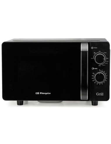Microondas Orbegozo MIG 2071 CE/ 700W/ Capacidad 20L/ Función Grill/ Negro
