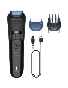 Cortabarbas Philips Beardtrimmer series 3000 BT3620/15/ con Batería/ 5 Accesorios
