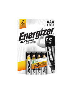 Pila energizer alcalina power aaa blister de 4 unidad