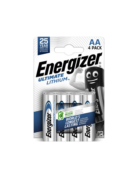 Pila energizer litio ultimate aa blister de 4 unidad