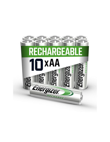 Pila energizer recargable power plus aa blister de 10 unidades