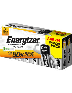 Pila energizer alcalina power aaa blister de 16 unidades
