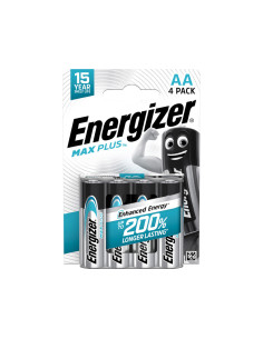 Pila energizer alcalina max plus aa blister de 4 unidades