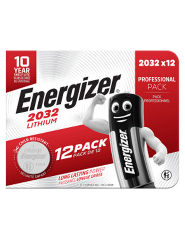 Pila energizer litio boton 2032 blister de 12 unidades
