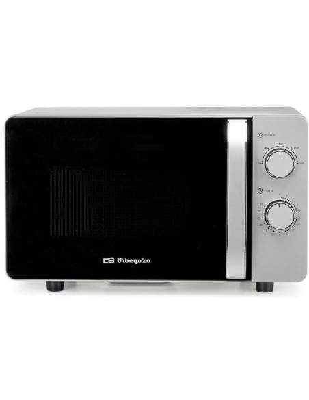 Microondas Orbegozo MI 2062 CE/ 700W/ Capacidad 20L/ Gris