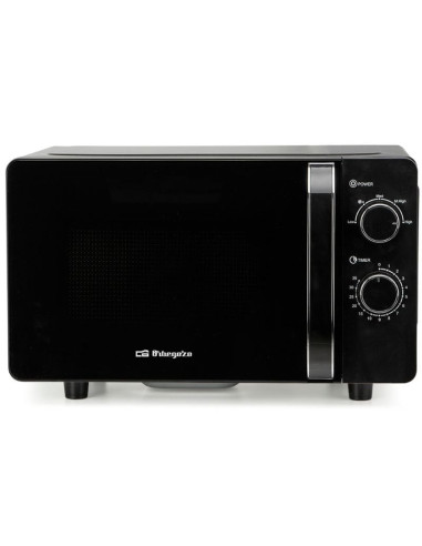 Microondas Orbegozo MI 2061 CE/ 700W/ Capacidad 20L/ Negro