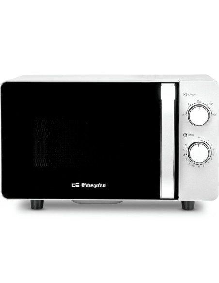 Microondas Orbegozo MI 2060 CE/ 700W/ Capacidad 20L/ Blanco