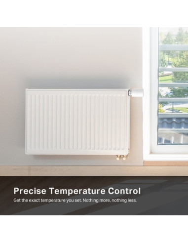 TP-Link Kasa KE100 KIT Smart Termostato de Radiador Inteligente con Centralita - WiFi - Temporizador - Proteccion contra Heladas