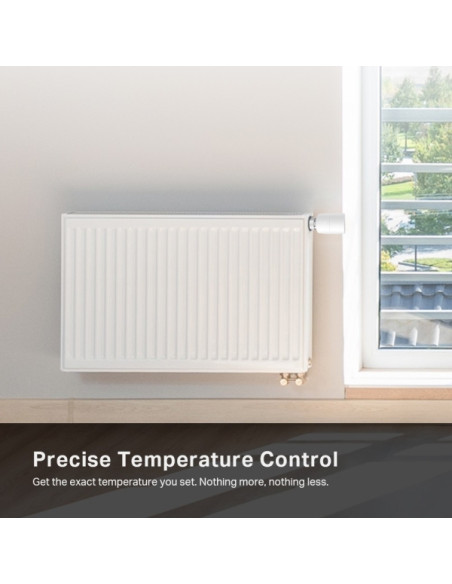 TP-Link Kasa KE100 KIT Smart Termostato de Radiador Inteligente con Centralita - WiFi - Temporizador - Proteccion contra Heladas