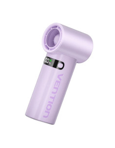 Vention PBE Ventilador de Mano - Velocidad Maxima 17000RPM - Nivel Regulable de 1 a 100 -  Bateria de 3000mAh - Pantalla LED - C
