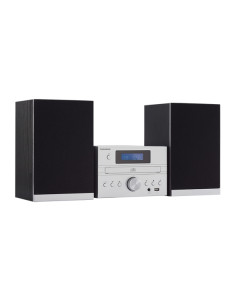 Thomson MIC122BT Micro Cadena Bluetooth - Reproductor de CD y Radio FM - Potencia Musical 50W - Tecnologia Bass Boost - Mando a
