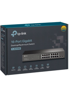Switch TP-Link TL-SG1016DE/ 16 Puertos/ RJ45 10/100/1000 2