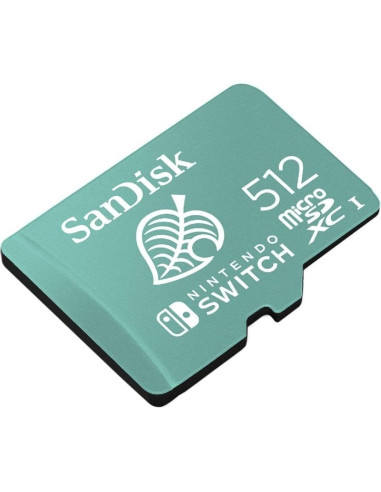Tarjeta de Memoria SanDisk Nintendo Switch 512GB microSD XC UHS-I/ Clase 10/ 100MBs