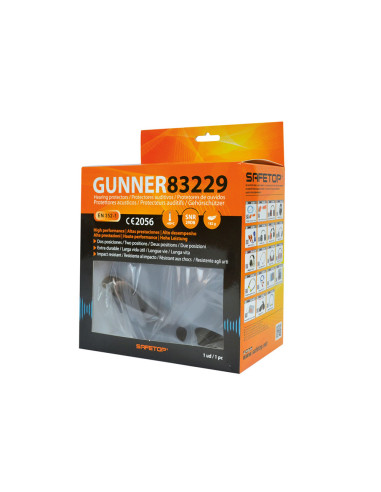 Protector auditivo safetop gunner dielectrico 2 posiciones snr 29 db