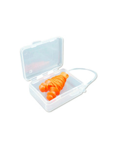 Tapon auditivo safetop track-fit box reutilizable con cordon en cajita ind snr 24,5 db