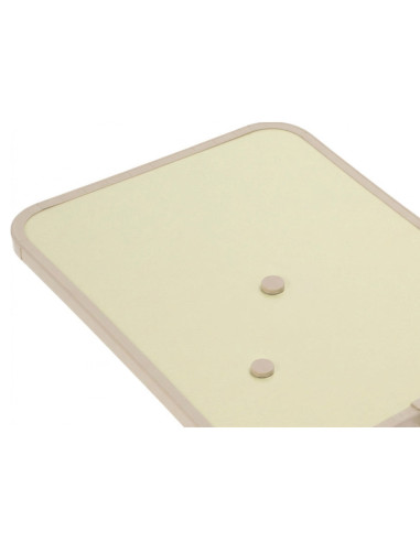 Pizarra blanca bi-office easy magnetica con rotulador color amarillo 279x355 mm