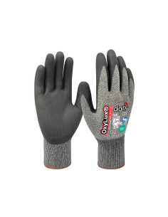 Guantes de nitrilo y nylon safetop oxylux satinado talla 9