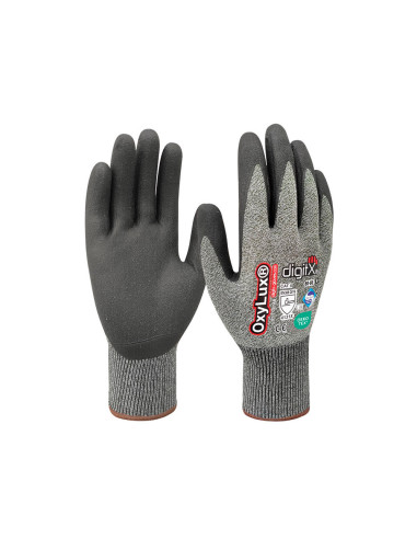 Guantes de nitrilo y nylon safetop oxylux satinado talla 10