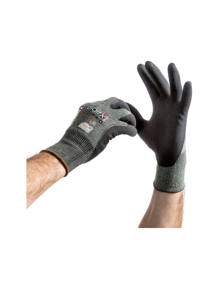 Guantes de nitrilo y nylon safetop oxylux satinado talla 10