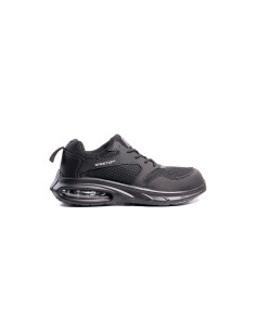 Zapatos de seguridad safetop duttio microfibra transpirable talla 39 suela pu bidensidad s1pl sr fo color negro
