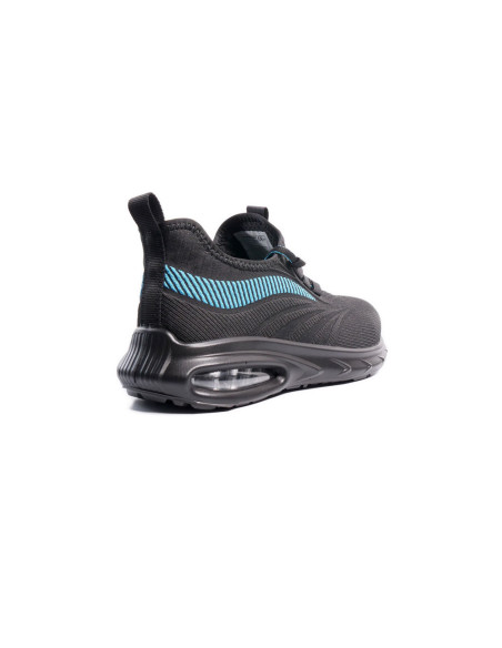 Zapatos de seguridad safetop combio sport tejido poliester 3d suela pu bidensidad 1p talla 37 color negro/azul