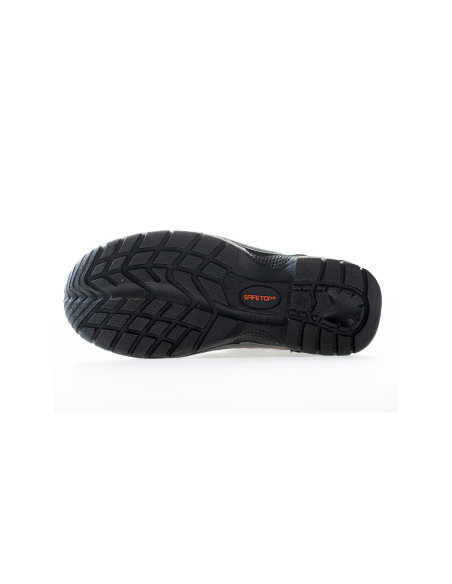 Bota de seguridad safetop nerio cuero grabado con hebilla especial soldadura suela pu bidensidad s3 talla
