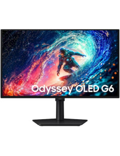Monitor Gaming Samsung Odyssey OLED G6 G61SH S27HG612SU 27""/ QHD/ 0.03ms/ 240Hz/ QD-OLED/ Regulable en altura/ Negro