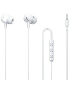 Vention Echo Lite Auriculares Intraurales con Cable de 1.2m - Jack 3.5mm - Microfono Integrado - Altavoz de 12mm - Color Blanco