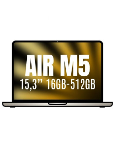 Apple Macbook Air 15,3""/ M5 10-Core CPU/ 16GB/ 512GB SSD/ 10-Core GPU/ Blanco Estrella