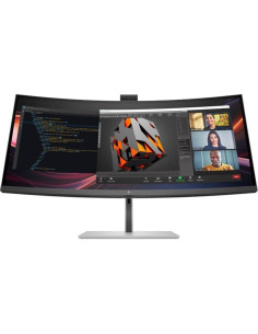 Monitor Profesional Ultrapanorámico Curvo HP Pro serie 7 34""/ WQHD/ Webcam/ Multimedia/ Regulable en Altura/ Plata