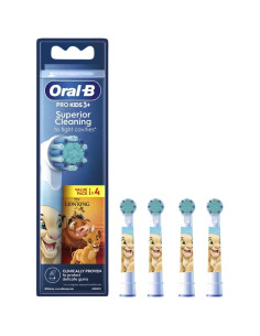 Cabezal de Recambio Braun para cepillo Braun Oral-B Pro Kids 3+ Rey Leon/ Pack 4 uds