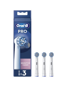 Cabezal de Recambio Braun para cepillo Braun Oral-B Sensitive Clean/ Pack 3 uds